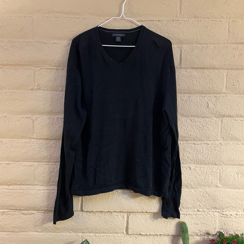 Banana Republic Black Vneck Sweater